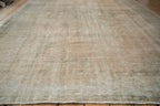 7x9.5 Vintage Distressed Oushak Carpet