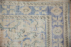 6x9.5 Vintage Distressed Oushak Carpet