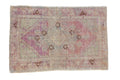 2.5x4 Vintage Distressed Oushak Rug