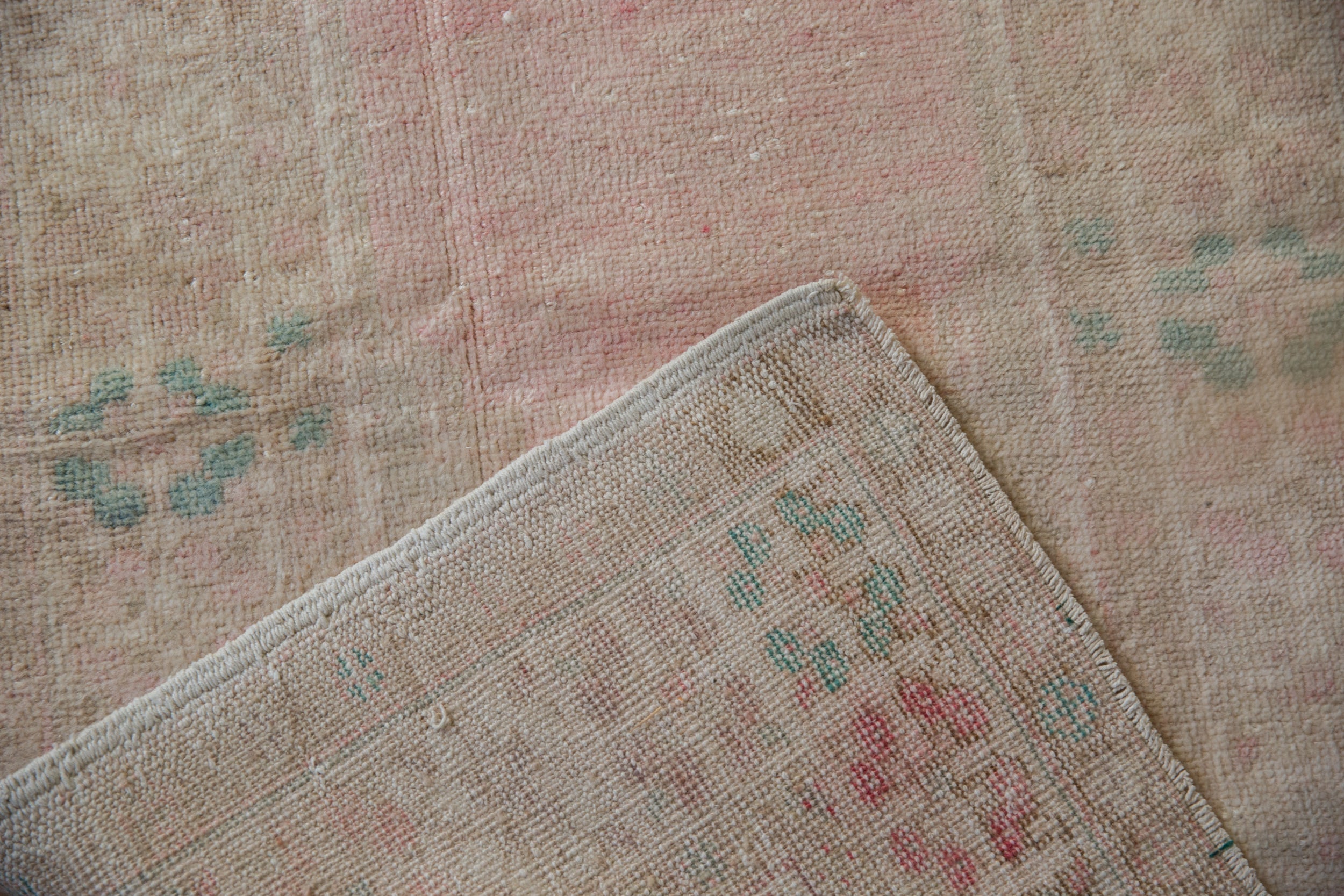 3x5 Vintage Distressed Oushak Rug