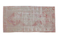 2.5x5 Vintage Distressed Oushak Rug Runner