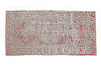 2.5x5 Vintage Distressed Oushak Rug Runner