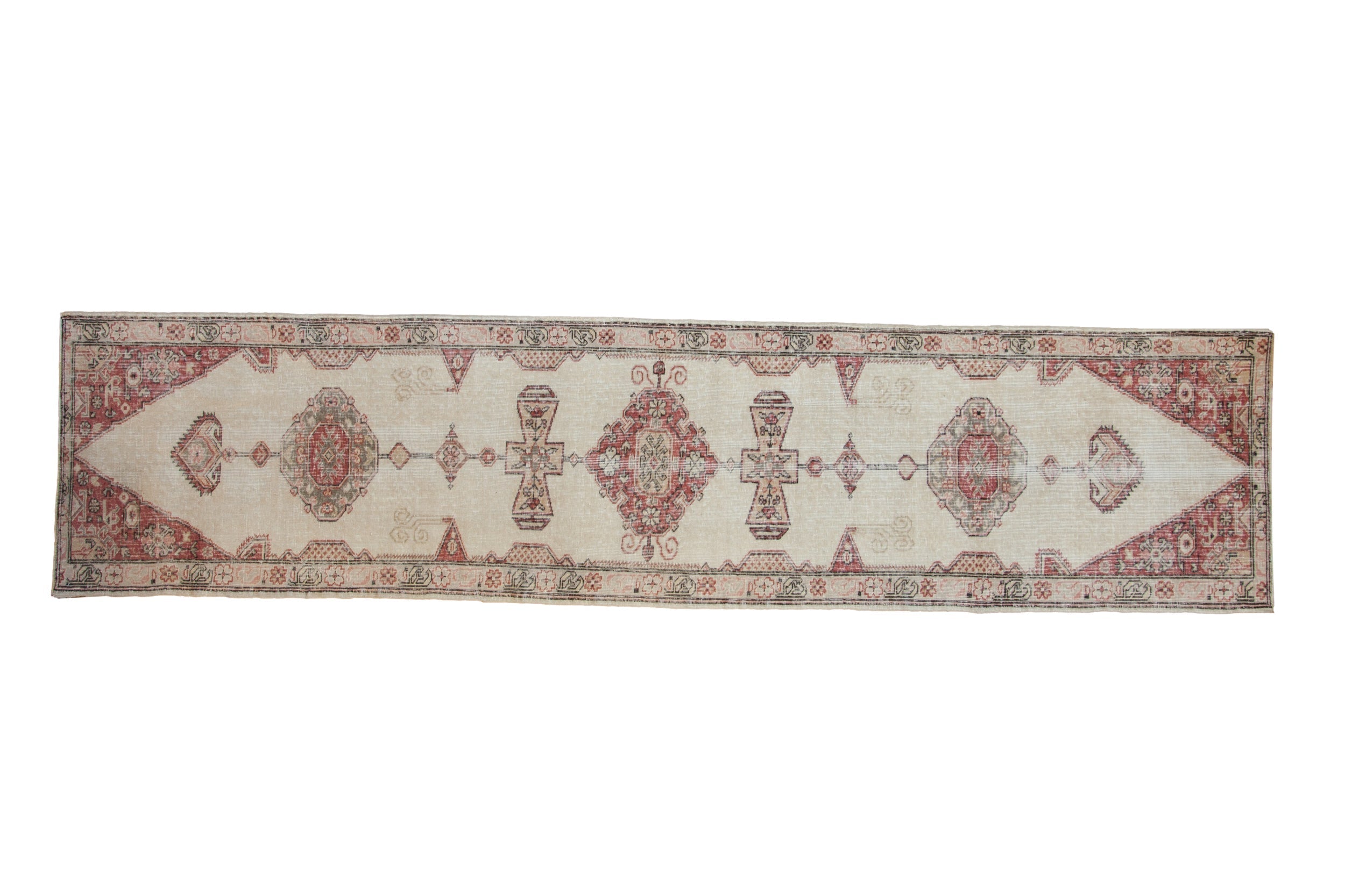 2.5x11 Vintage Distressed Sparta Rug Runner
