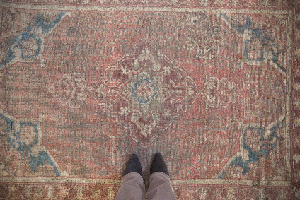 4x6 Vintage Distressed Anatolian Rug