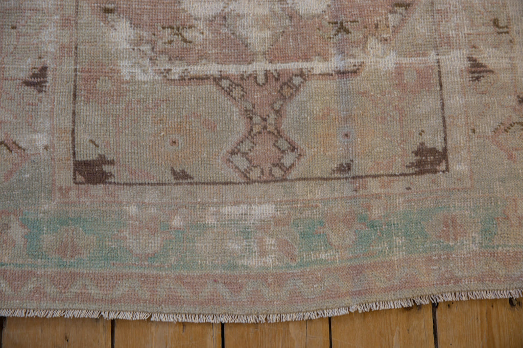 2.5x5 Vintage Distressed Oushak Rug Runner