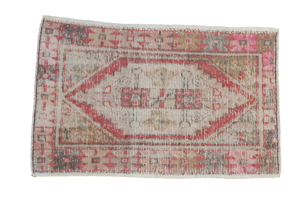 2.5x4 Vintage Distressed Oushak Rug