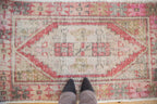 2.5x4 Vintage Distressed Oushak Rug