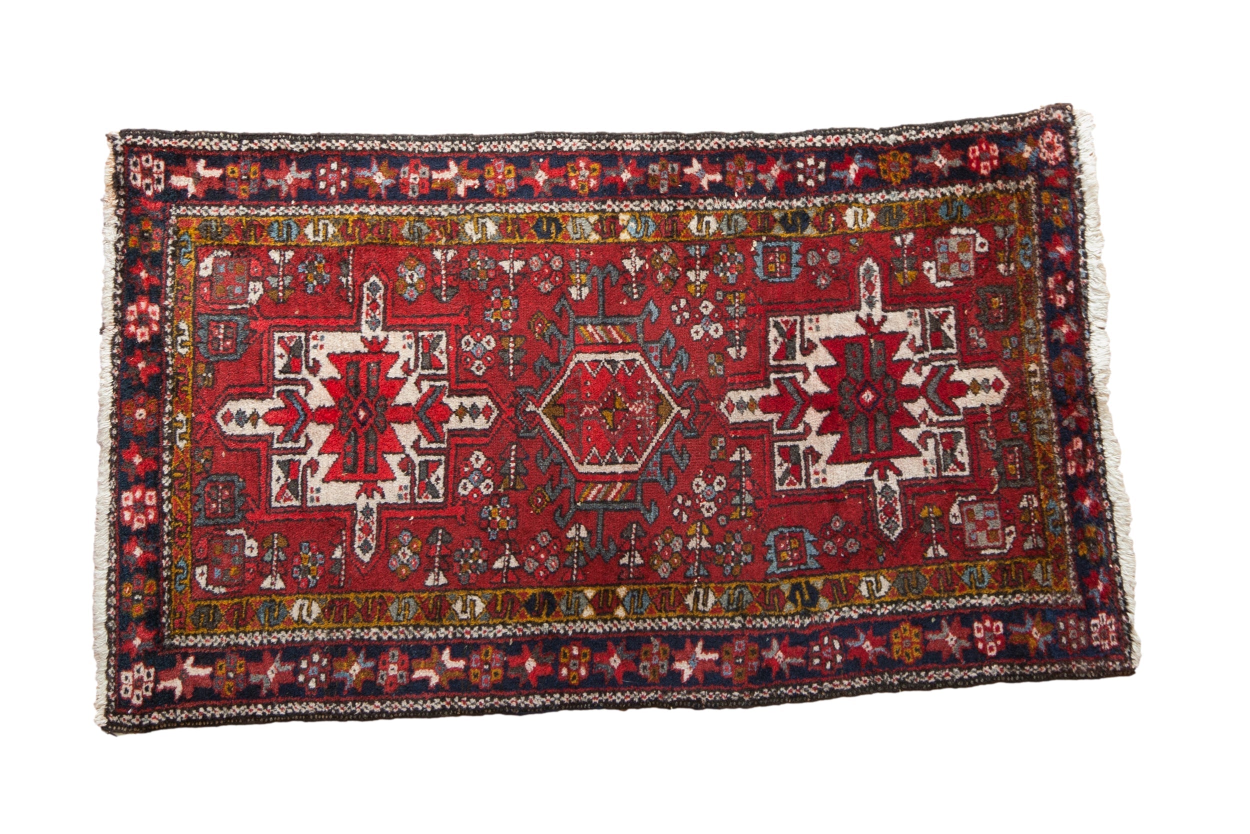 2.5x4.5 Vintage Fine Karaja Rug