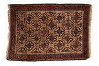 3x4 Vintage Belouch Square Rug