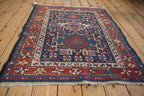 3.5x4.5 Vintage Karaja Square Rug