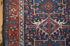 3.5x4.5 Vintage Karaja Square Rug