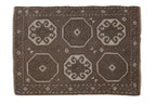 2.5x3.5 Vintage Distressed Oushak Rug