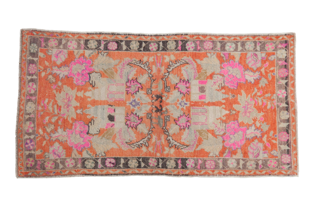 3x5.5 Vintage Distressed Oushak Rug