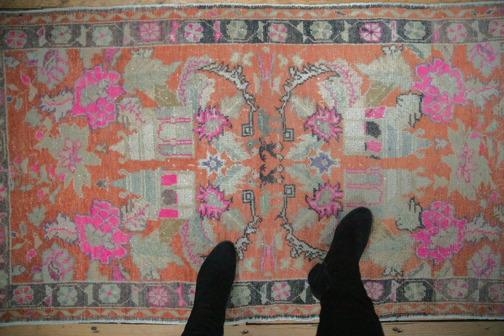 3x5.5 Vintage Distressed Oushak Rug