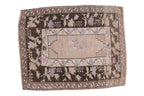 3x4 Vintage Distressed Oushak Square Rug