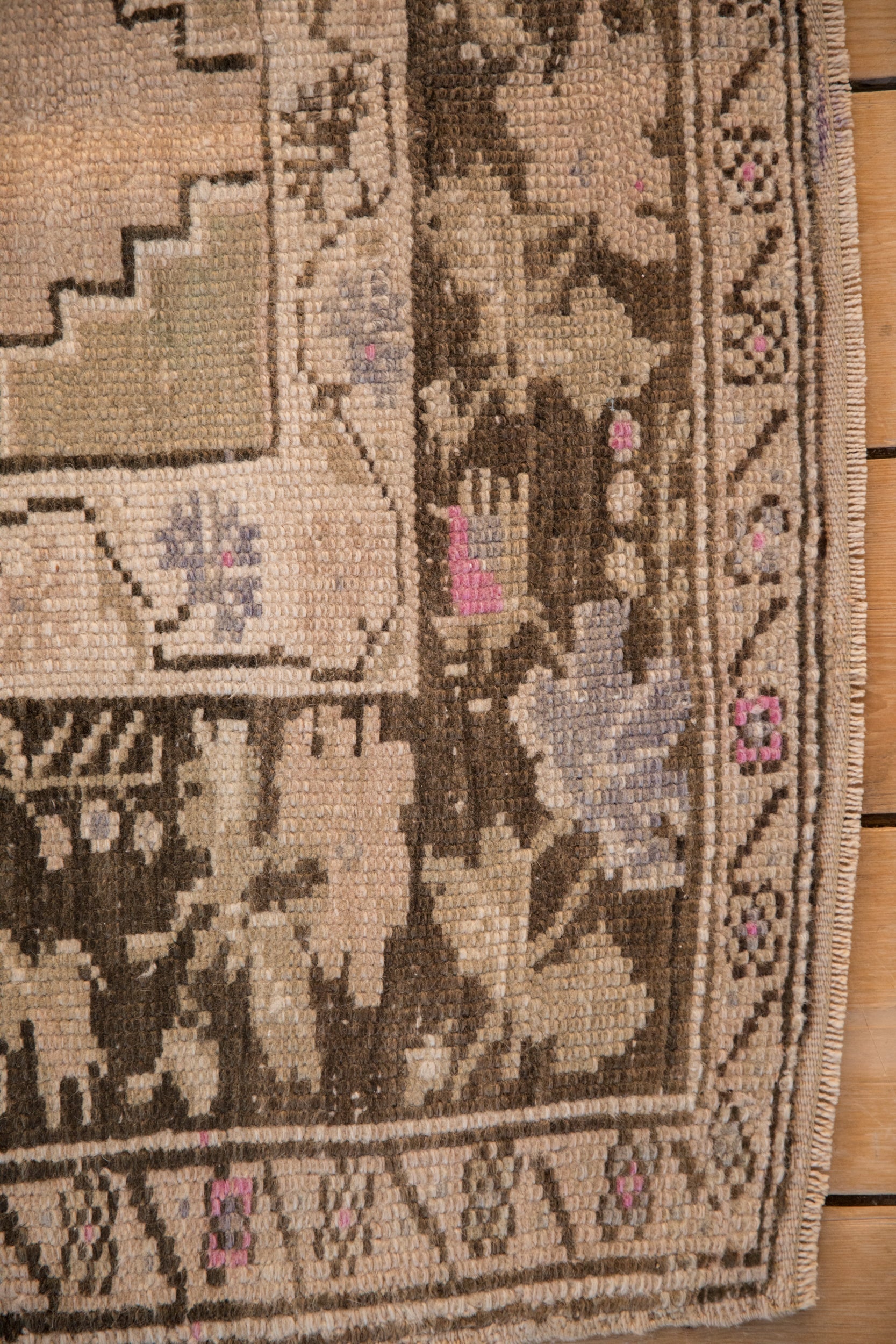 3x4 Vintage Distressed Oushak Square Rug
