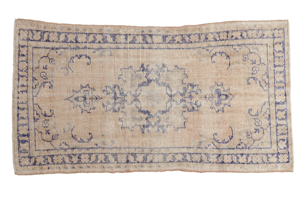 2.5x4.5 Vintage Distressed Oushak Rug