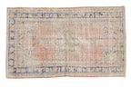 2.5x4.5 Vintage Distressed Oushak Rug