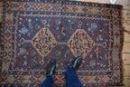 3.5x5 Vintage Kamseh Rug