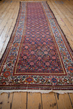 3.5x12 Vintage Malayer Rug Runner
