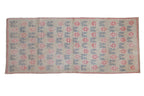 3x7.5 Vintage Distressed Oushak Rug Runner