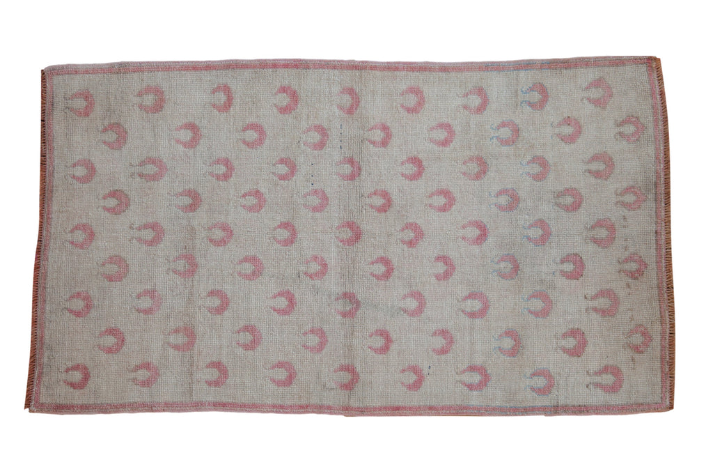4x7 Vintage Distressed Oushak Rug