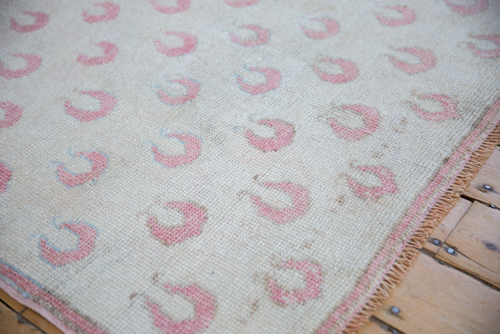 4x7 Vintage Distressed Oushak Rug