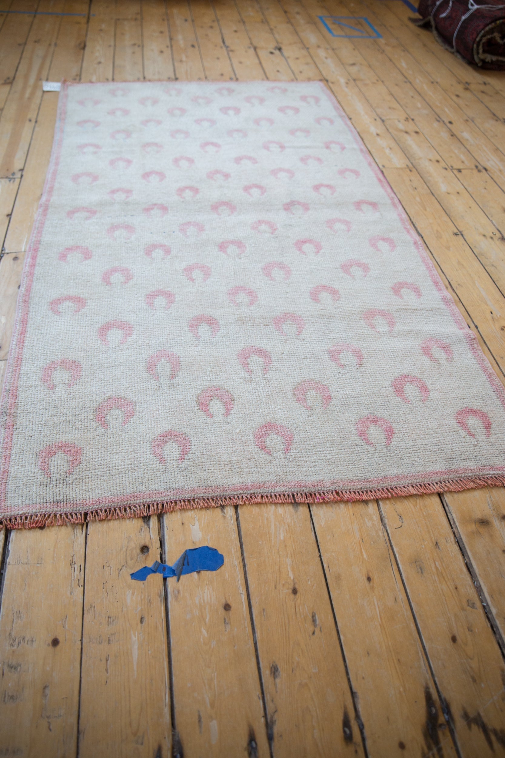 4x7 Vintage Distressed Oushak Rug