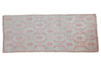 2.5x6.5 Vintage Distressed Oushak Rug Runner