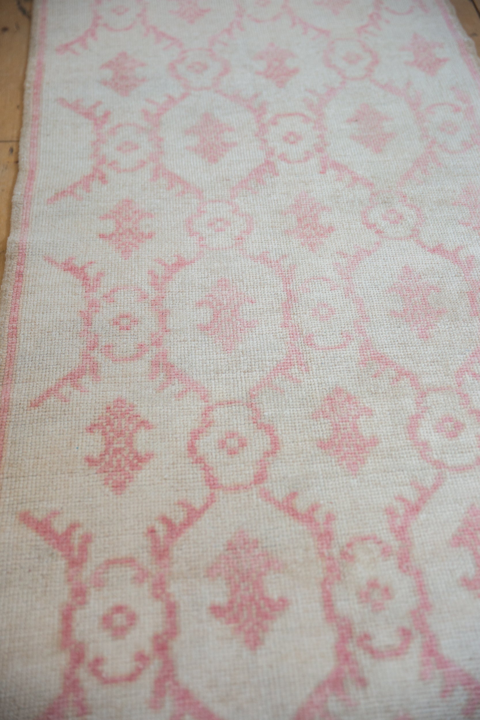 2.5x6.5 Vintage Distressed Oushak Rug Runner