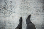 8.5x13.5 Antique Distressed Kerman Carpet