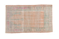 2x3 Vintage Distressed Oushak Rug Mat