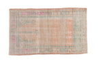 2x3 Vintage Distressed Oushak Rug Mat