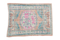 2.5x3.5 Vintage Distressed Oushak Rug