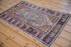 2.5x4 Vintage Distressed Oushak Rug