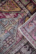 2.5x4 Vintage Distressed Oushak Rug