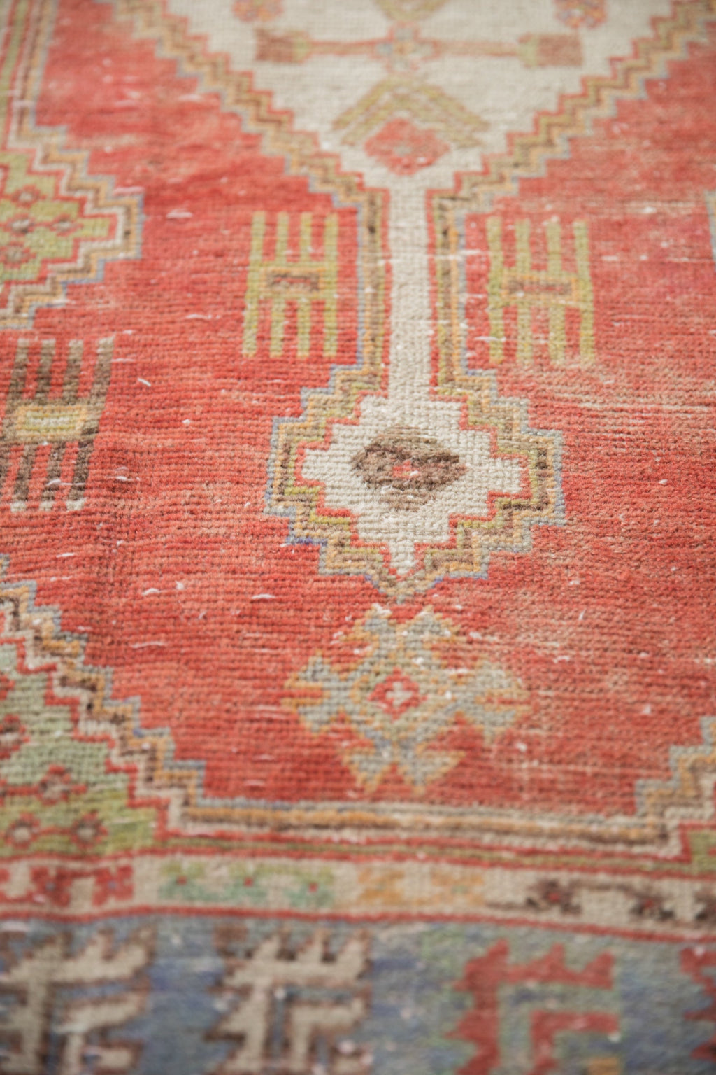 2.5x5 Vintage Distressed Oushak Rug Runner
