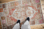 2.5x4 Vintage Distressed Oushak Rug