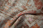 2.5x4 Vintage Distressed Oushak Rug
