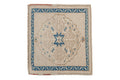 1.5x2 Vintage Distressed Oushak Square Rug Mat