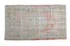 2.5x4 Vintage Distressed Oushak Rug