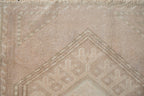 1.5x2 Vintage Distressed Oushak Square Rug Mat