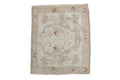 1.5x2 Vintage Distressed Oushak Square Rug Mat