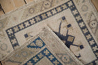 2x2 Vintage Distressed Oushak Square Rug Mat