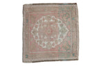 2x2 Vintage Distressed Oushak Square Rug Mat