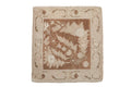 2x2.5 Vintage Distressed Oushak Square Rug Mat