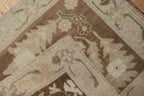 2x2.5 Vintage Distressed Oushak Square Rug Mat