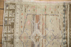 2x2 Vintage Distressed Oushak Square Rug Mat