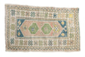 2.5x4 Vintage Distressed Oushak Rug