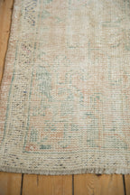 3x3.5 Vintage Distressed Oushak Square Rug